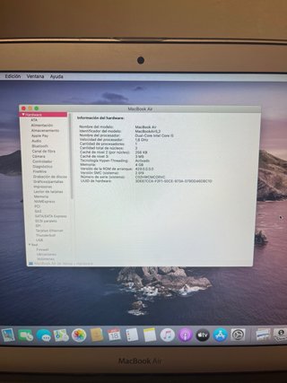 MacBook air 13 Plata
