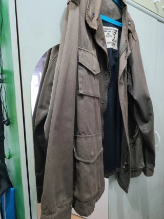 Chaqueta LOREAK MENDIAN M 4 bolsillos verde