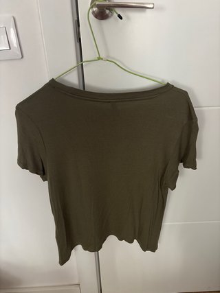 Camiseta H&M Verde Talla M