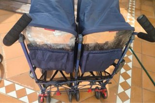 Sillita Gemelar Azul Maclaren