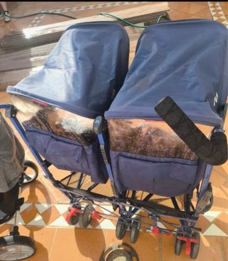 Sillita Gemelar Azul Maclaren