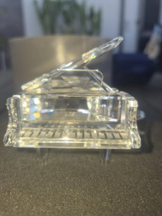 Swarovski Pianoforte e Sgabello Cristallo