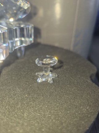 Swarovski Pianoforte e Sgabello Cristallo