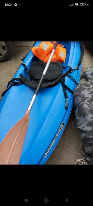 Kayak Bic Bilbao Azul con Remo y Chaleco
