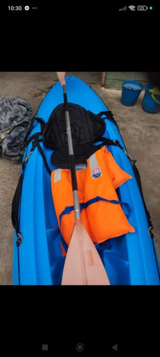 Kayak Bic Bilbao Azul con Remo y Chaleco