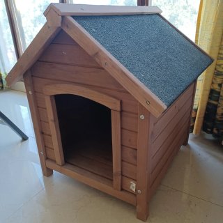 Caseta para perro de madera
