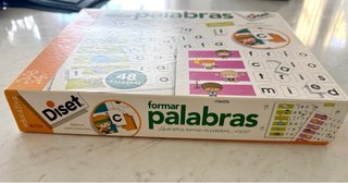 Juego educativo Diset formar palabras