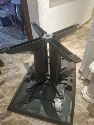 Mesa plegable de plástico