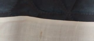 Textil antiguo de lino blanco vintage. Cortina