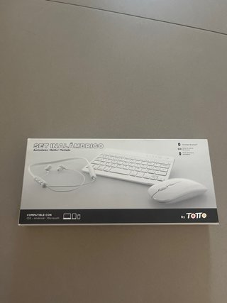 Set Inalámbrico Totto: Teclado, Ratón y Auriculare