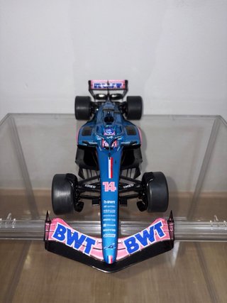 Coche 1:18 Solido Fernando Alonso Firmado