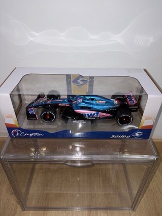 Coche 1:18 Solido Fernando Alonso Firmado