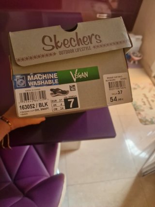 Sandalias Skechers Mujer Negro Gris