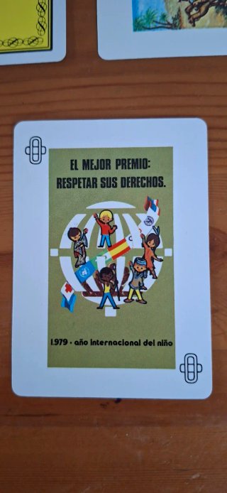Baraja Lotería Nacional Transporte Terrestre 1979