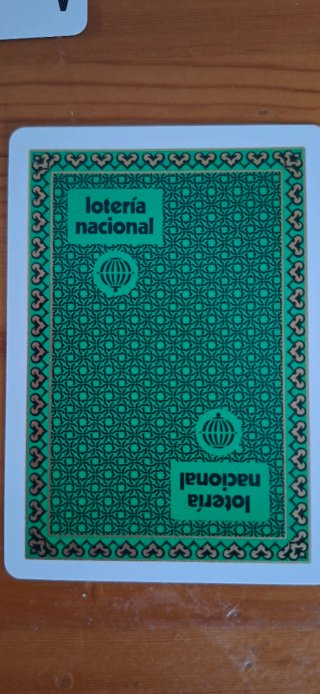 Baraja Lotería Nacional Transporte Terrestre 1979