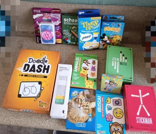 Lote de 12 juegos de mesa infantiles
