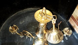 Lámpara de techo antigua