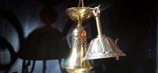 Lámpara de techo antigua