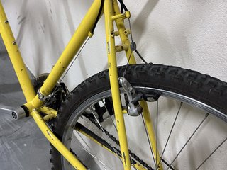 Bicicleta montaña vintage perfecta uso urbano