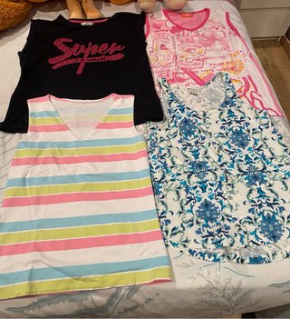 Pack 4 Camisetas Tirantes Mujer