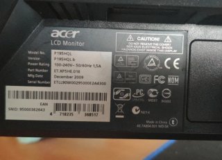 Monitor Acer Negro