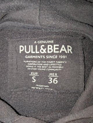 Sudadera Pull&Bear con capucha gris