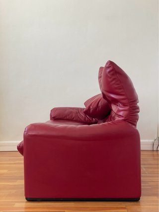 Sofá Cassina Maralunga Piel 90s