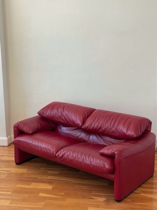 Sofá Cassina Maralunga Piel 90s