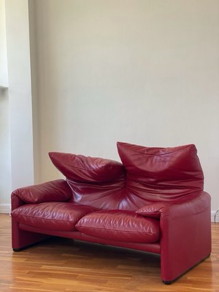 Sofá Cassina Maralunga Piel 90s