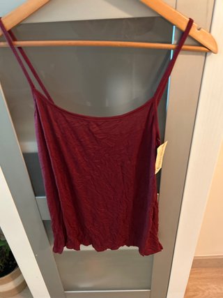 Camiseta tirantes mujer roja