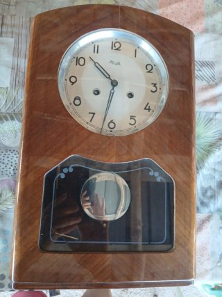 Orologio da parete vintage in legno
