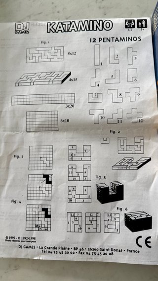 Juego Katamino DJ Games (Tetris)