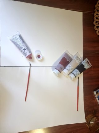 Bloc de pintura de calidad junto acrílicos