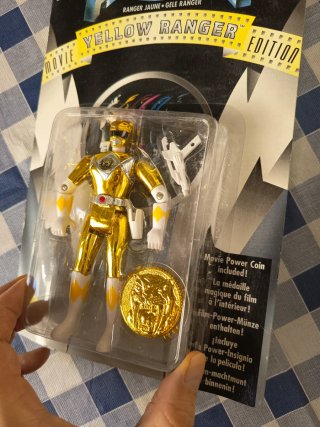Power Rangers Yellow, bandai sin abrir