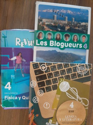 Libros 4 ESO colegio Diocesano Guadalajara