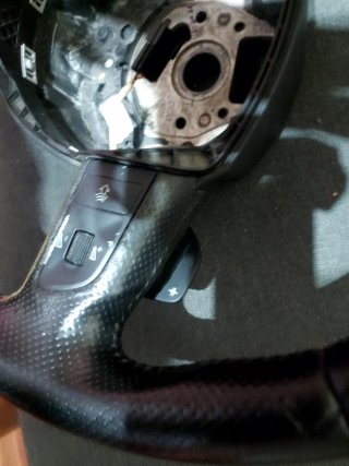 Volante multifuncion 3radios Audi con levas