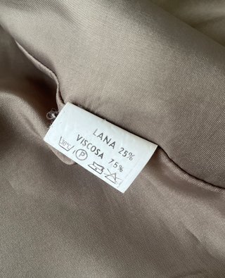 Chaqueta americana marron vintage Made in Italy