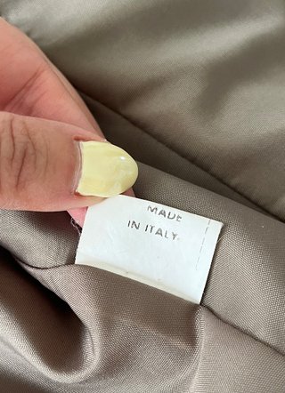 Chaqueta americana marron vintage Made in Italy