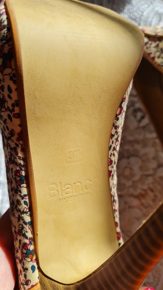 Zapatos de tacón Blanco Shoes talla 37