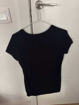 Camiseta Guess Talla M Mujer Negra Arcoíris