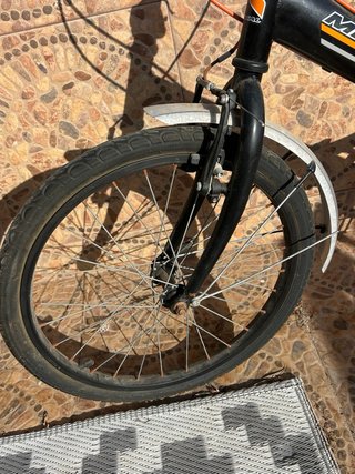 Bicicleta Plegable Negra