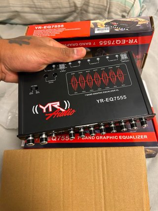 YR-EQ7555 Ecualizador Gráfico 7 Bandas