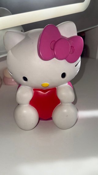 Hucha Hello Kitty de plástico sirve para decorar