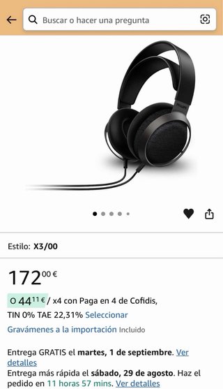 Auriculares Philips Fidelio X3