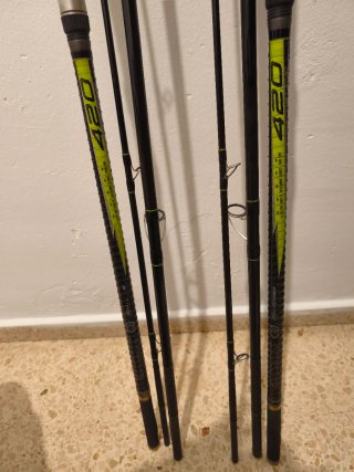 2 Cañas Kall Kunan 4.20 Surf Casting muy buena