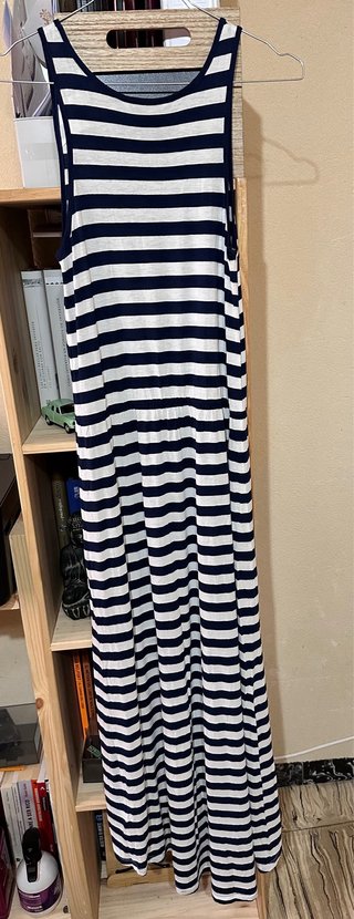 Vestido marinero H&M rayas azul y blanco