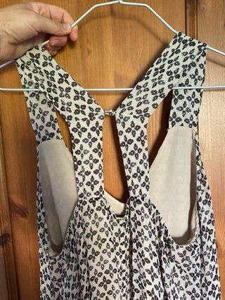 Vestido largo estampado
