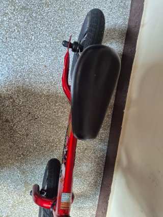 Bicicleta de equilibrio rojo