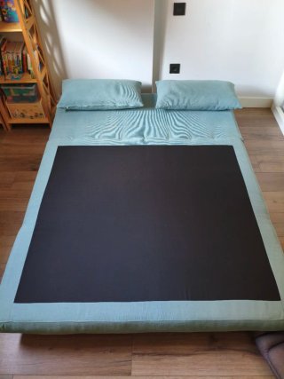 Sofá Cama Maison du Monde 2 Plazas + Topper