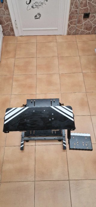Base simulador de carrera negra